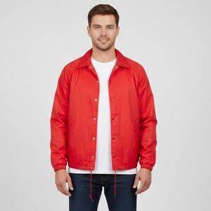 Vintage Champion RC Quarter Scale Association Windbreaker Red Jacket Medium